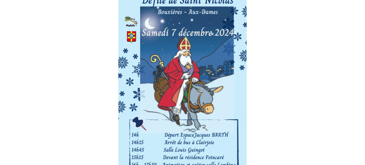 Défilé de la Saint Nicolas – Samedi 7 décembre 2024