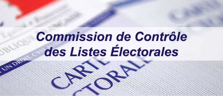Commission de contrôle des listes électorales – Jeudi 16 mai 2024