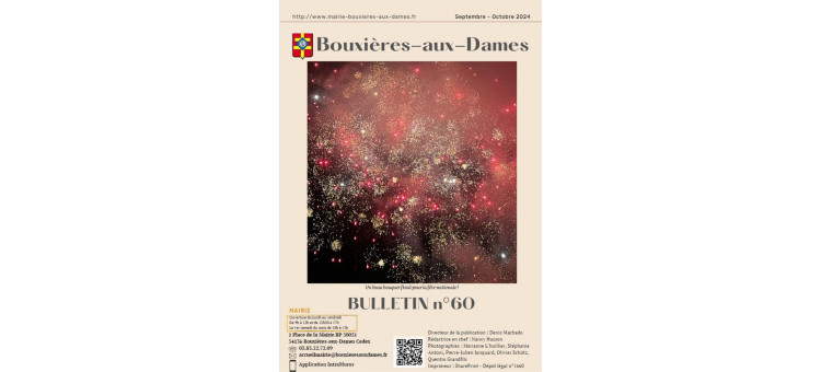 Bulletin n° 60 – septembre / octobre 2024