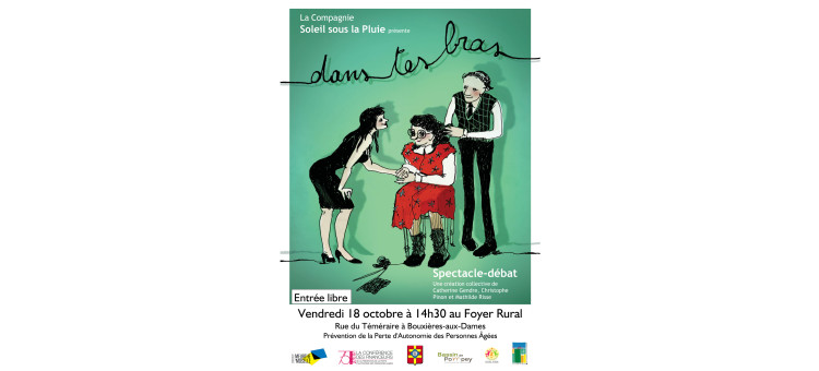 Spectacle “Dans tes bras” – Vendredi 18 octobre 2024 au Foyer Rural