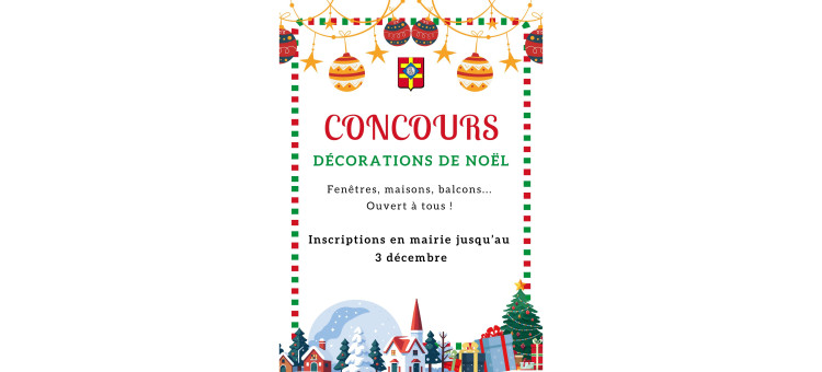 Concours décorations de Noël