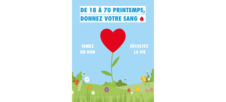 Prochain “Don du Sang” – Jeudi 6 mars 2025 – Salle Lambing